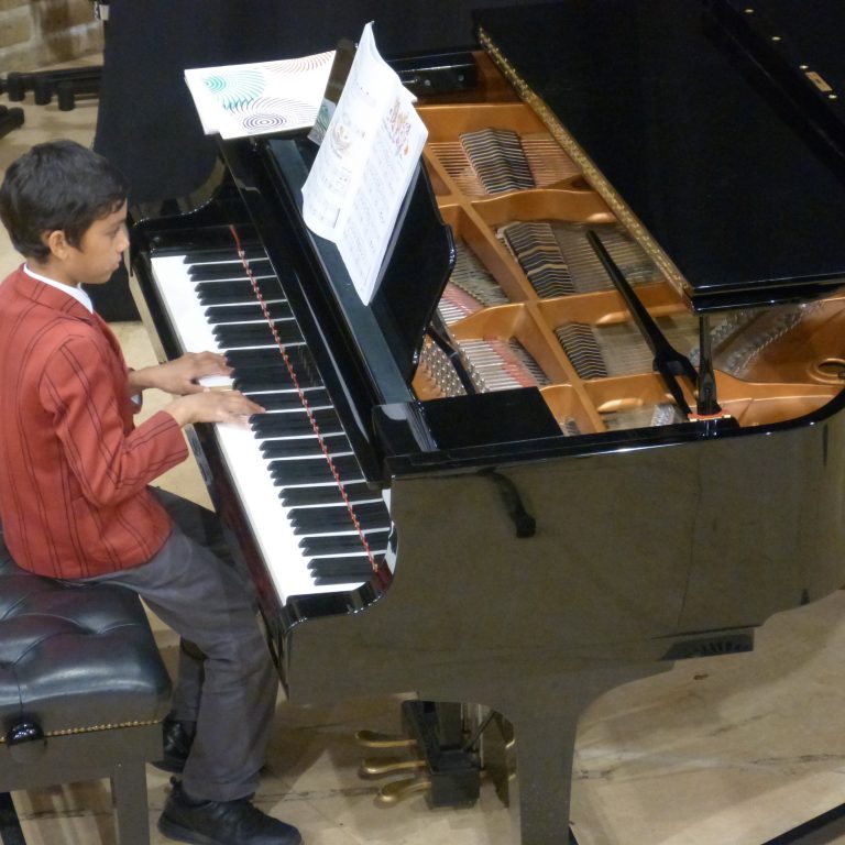 Child Playing Piano