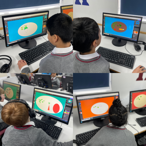 children on computers