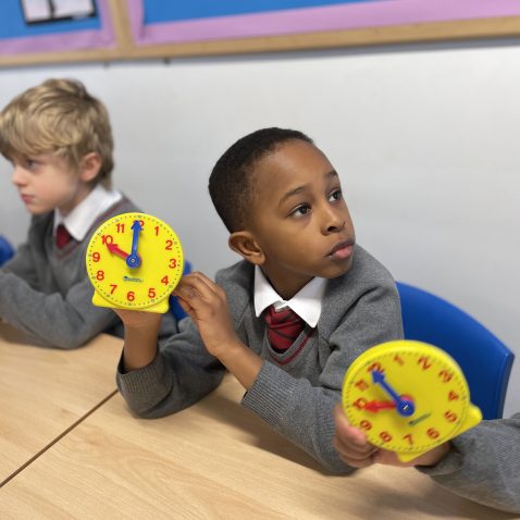 students in class