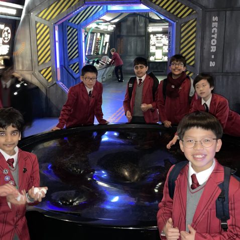 students on a trip