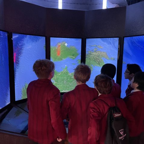 students on a trip