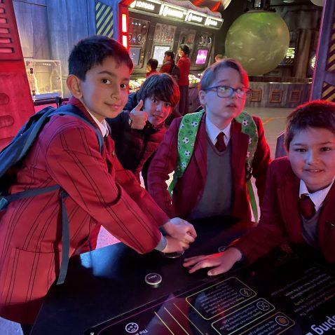 students on a trip
