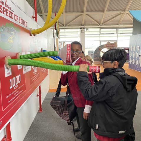 students on a trip