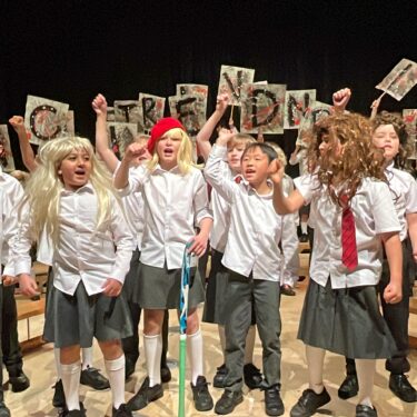 students in a musical