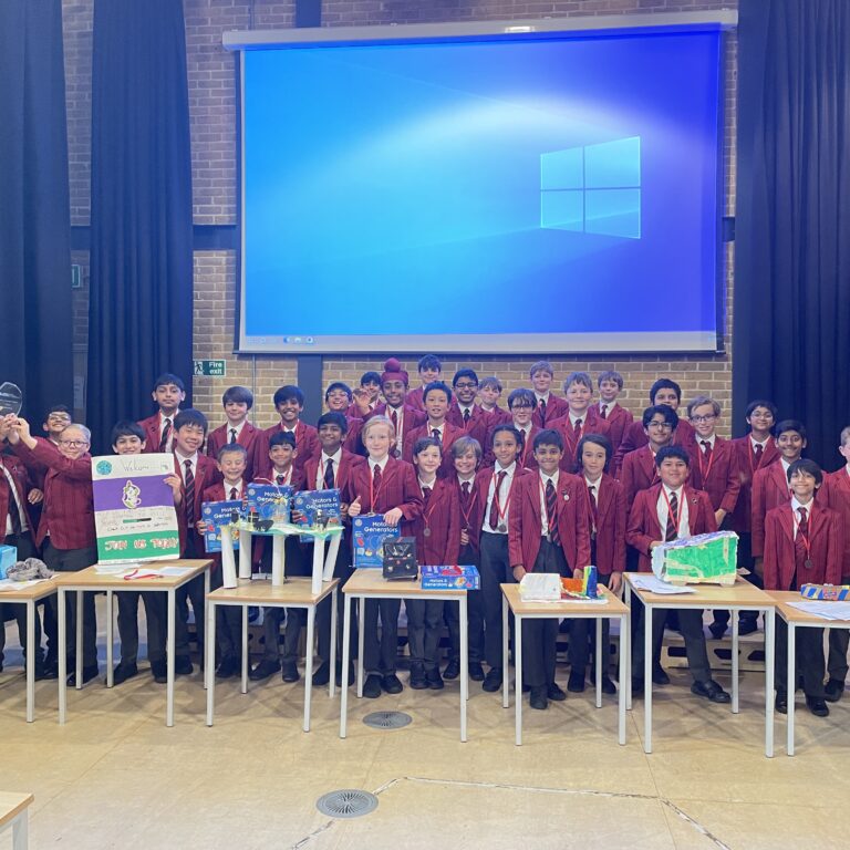 students in a hall