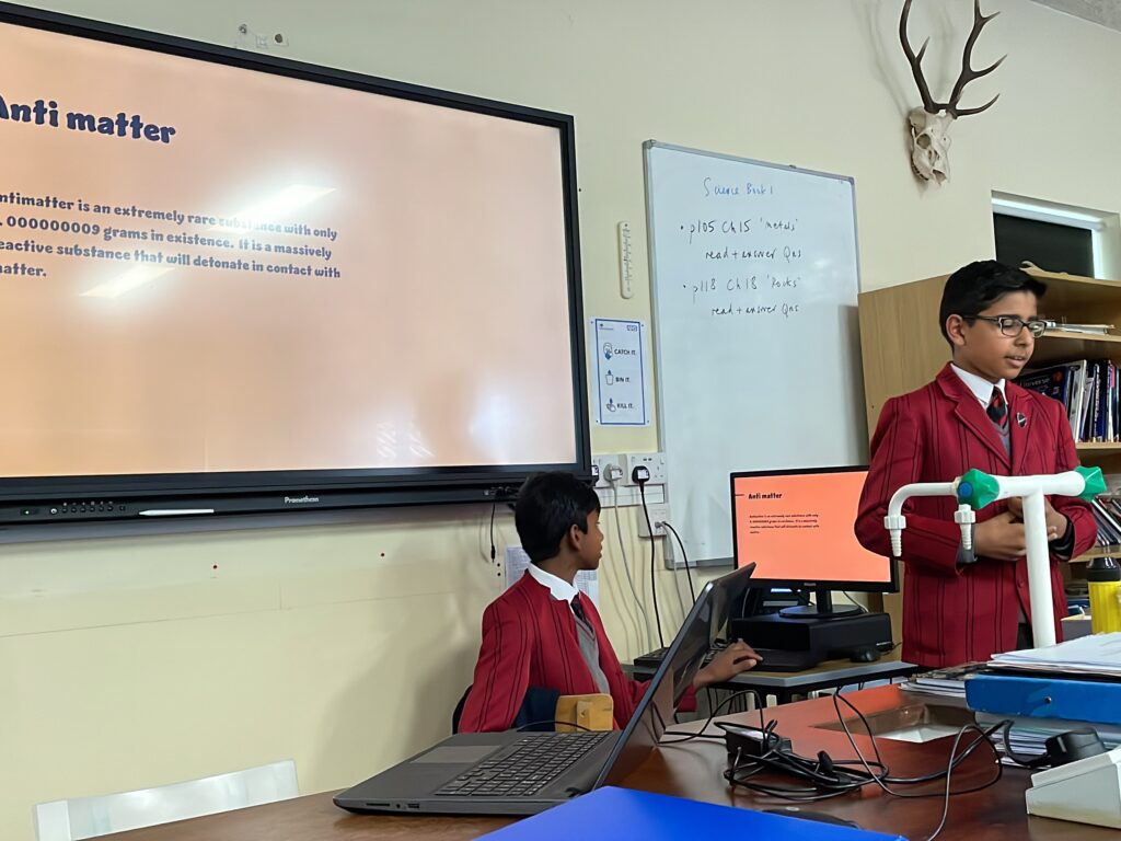 students in class