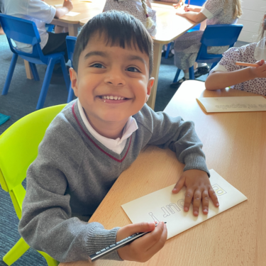 boy smiling