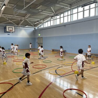 pe lesson at school