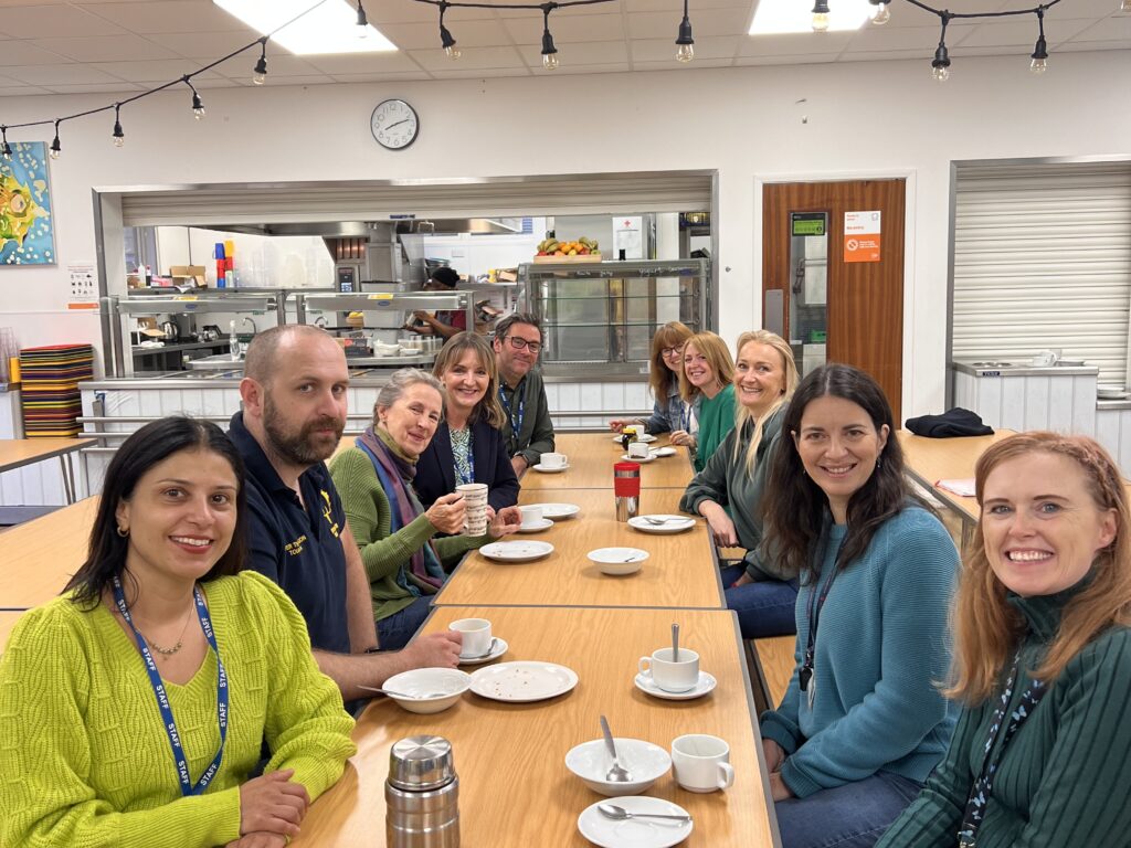 teachers having a tea break