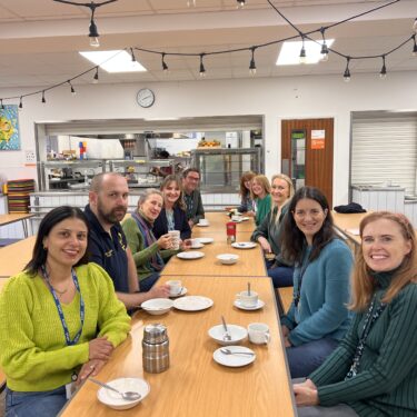 teachers having a tea break