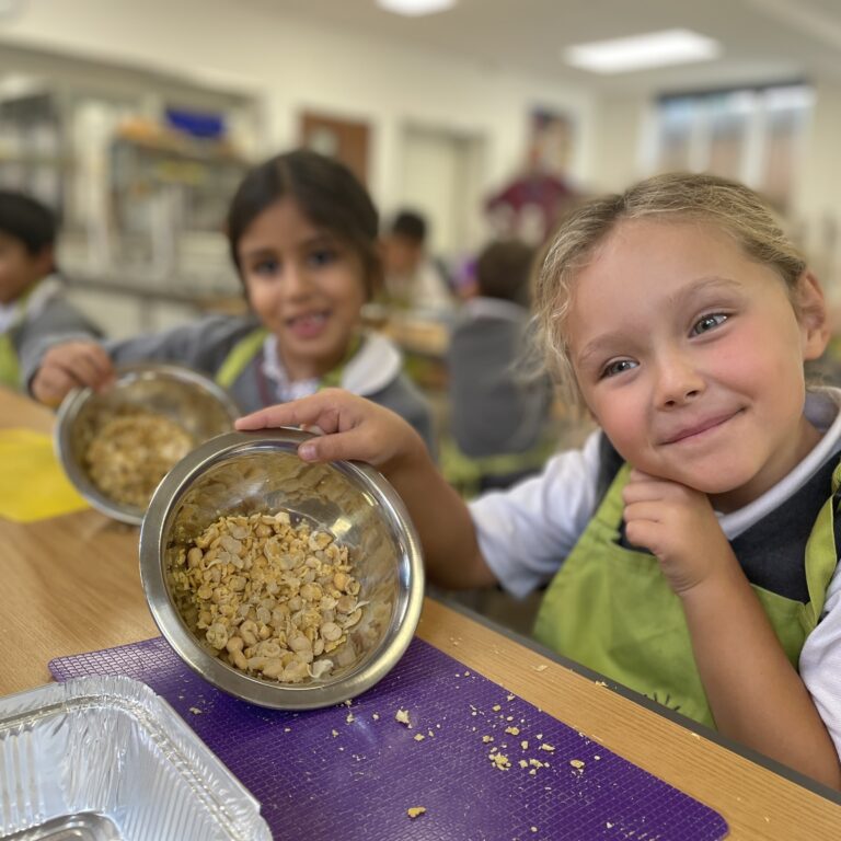 Pupils attend Kiddy Cook after school club