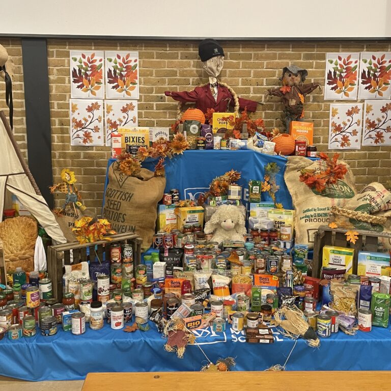 Harvest Festival collection for Richmond Food Bank