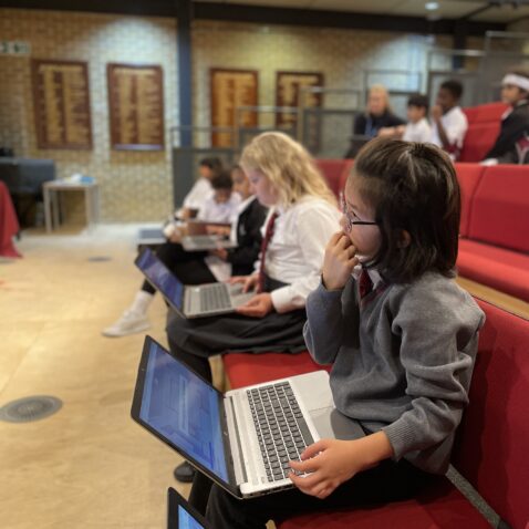 The Mall Theatre front row